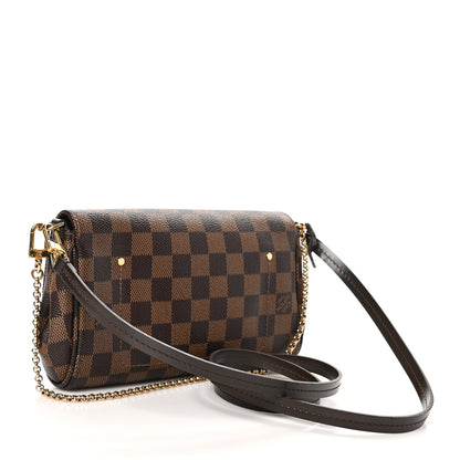 Louis Vuitton Damier Ebene Favorite PM 3 of 9