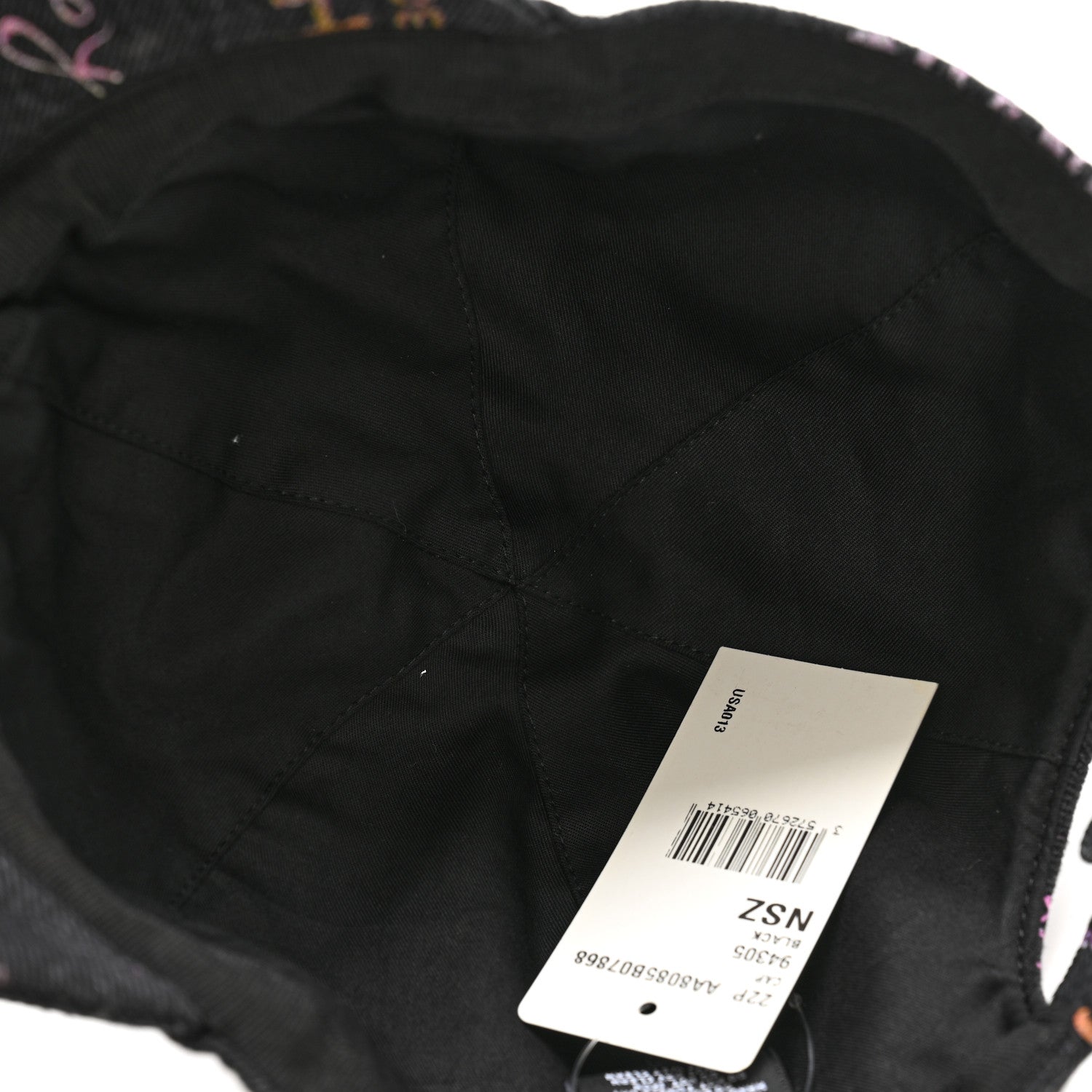 Chanel Denim Mood Cap Hat Black 7 of 8