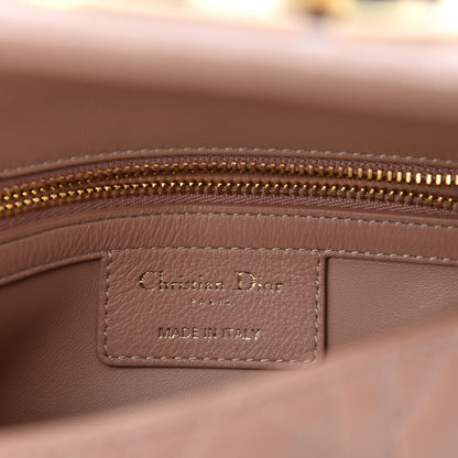 Christian Dior Lambskin Cannage Small Caro Bag Rose Des Vents 8 of 9