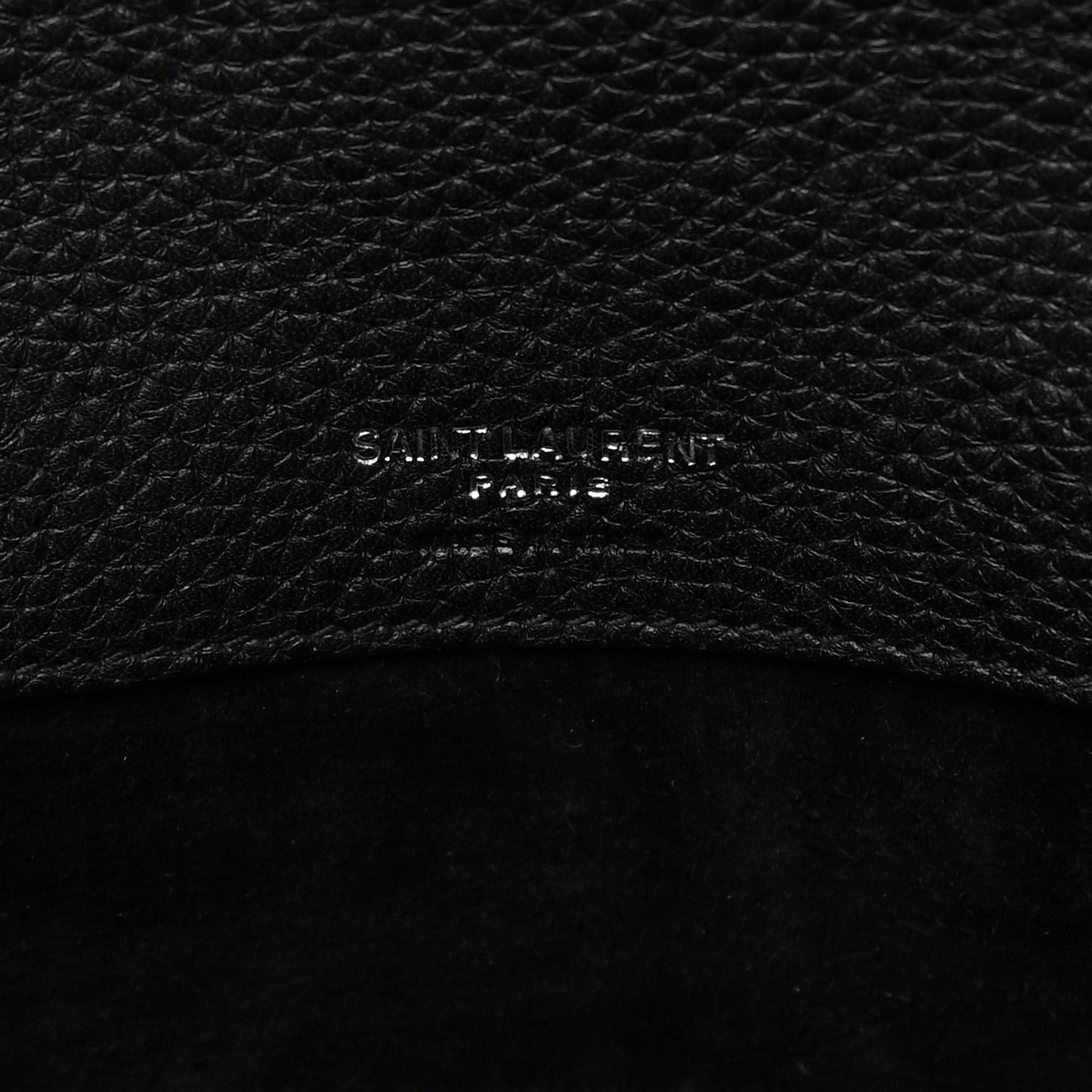 Grained Calfskin Small Supple Sac De Jour Black