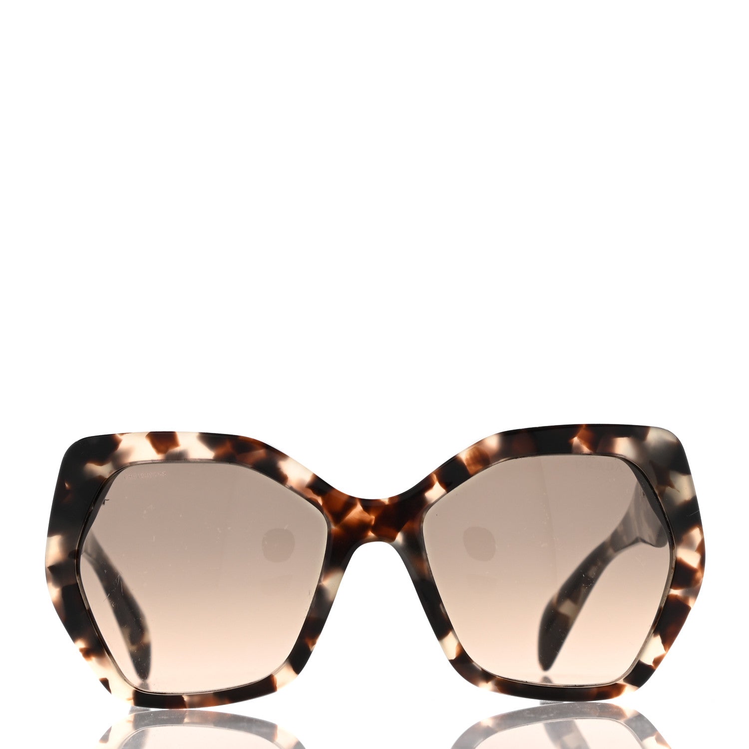 Prada Sunglasses SPR 16R Tortoise Grey 2 of 8
