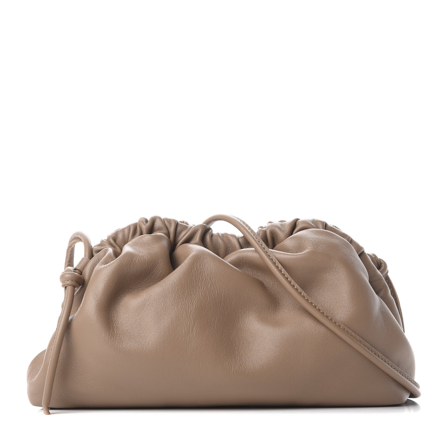 Lambskin Cloud Mini Clutch Biscotto