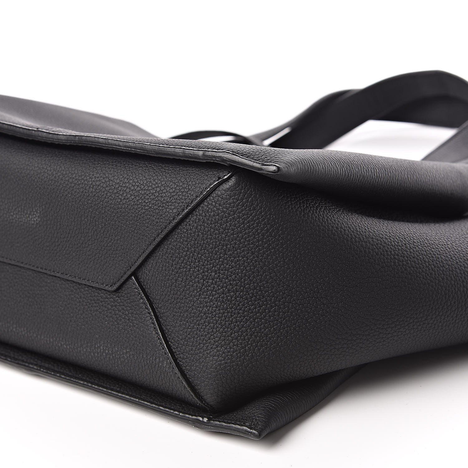 Celine Baby Grained Calfskin Small Tri-Fold Bag Black 8 of 10