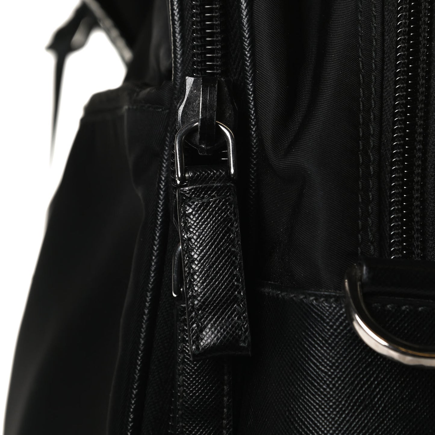 Tessuto Nylon Briefcase Black