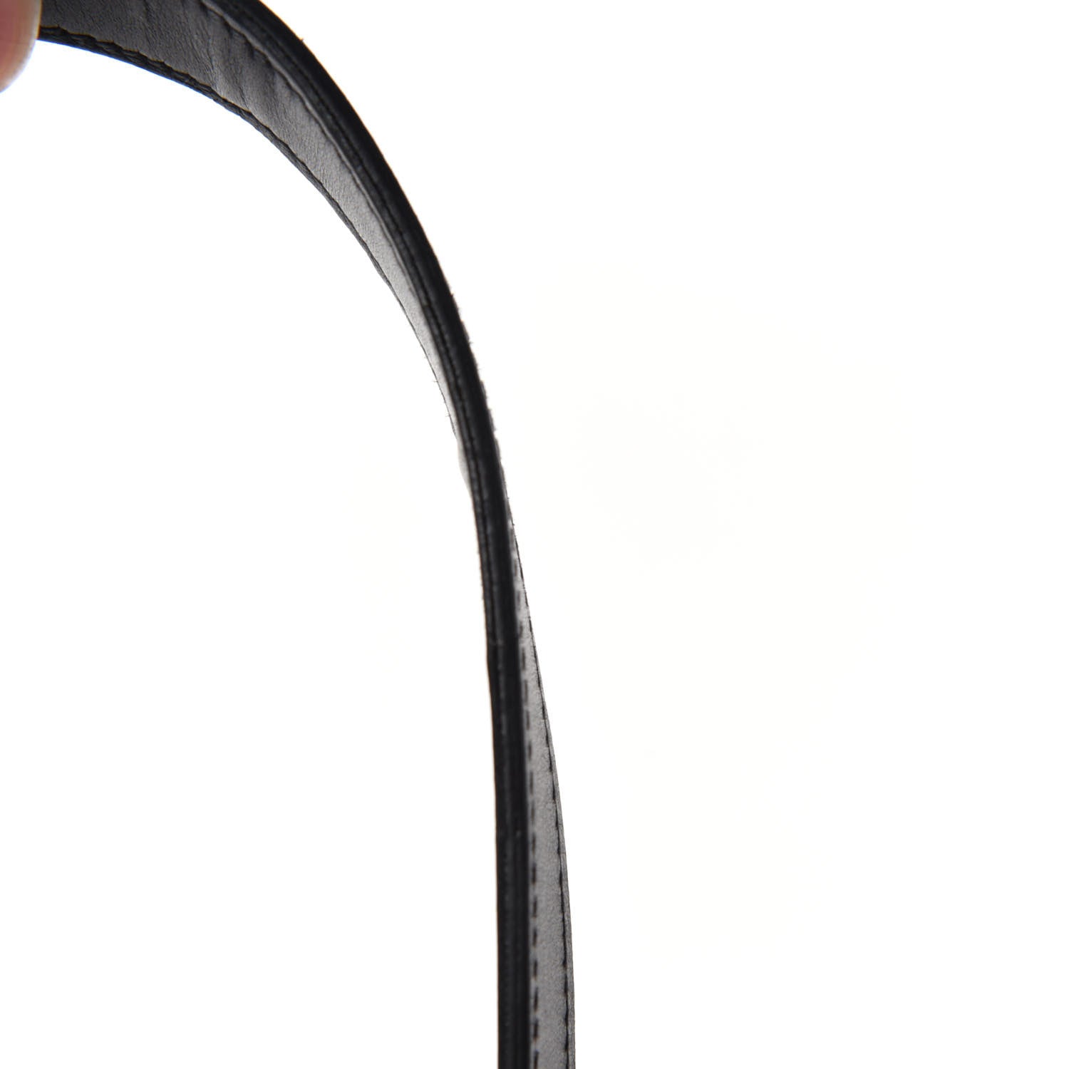 Saint Laurent Smooth Calfskin Matelasse Chevron Monogram Shopping Bag Black 11 of 16