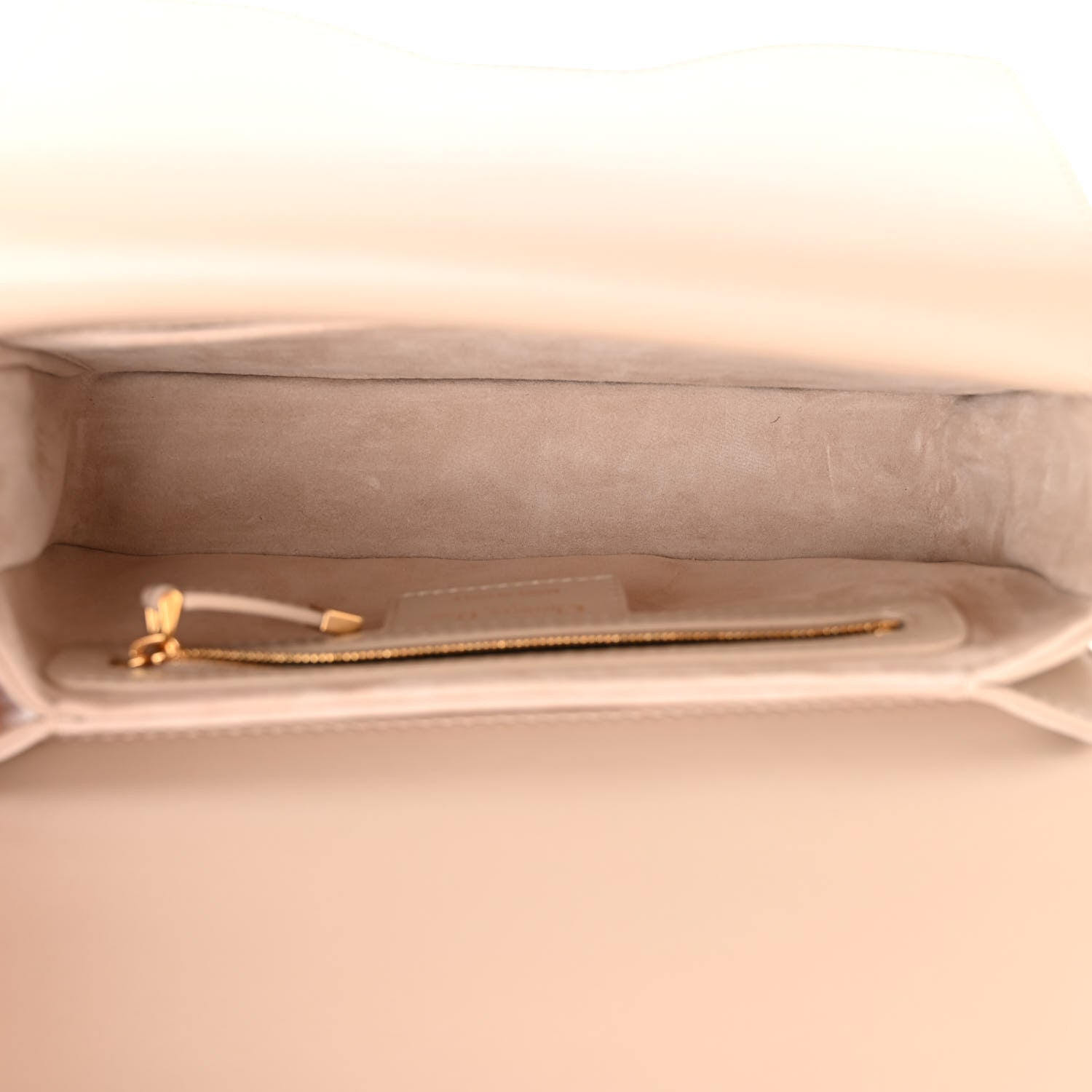 Christian Dior Lambskin Cannage Small Jolie Top Handle Bag Powder Beige 5 of 10