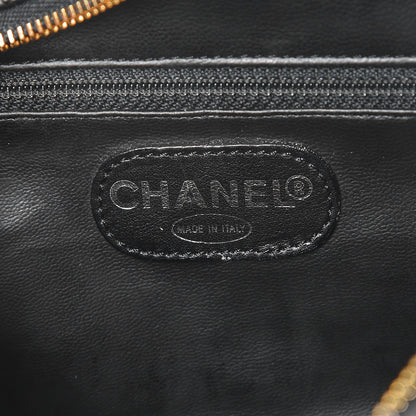 Chanel Caviar CC Large Cosmetic Case Black 6 of 9