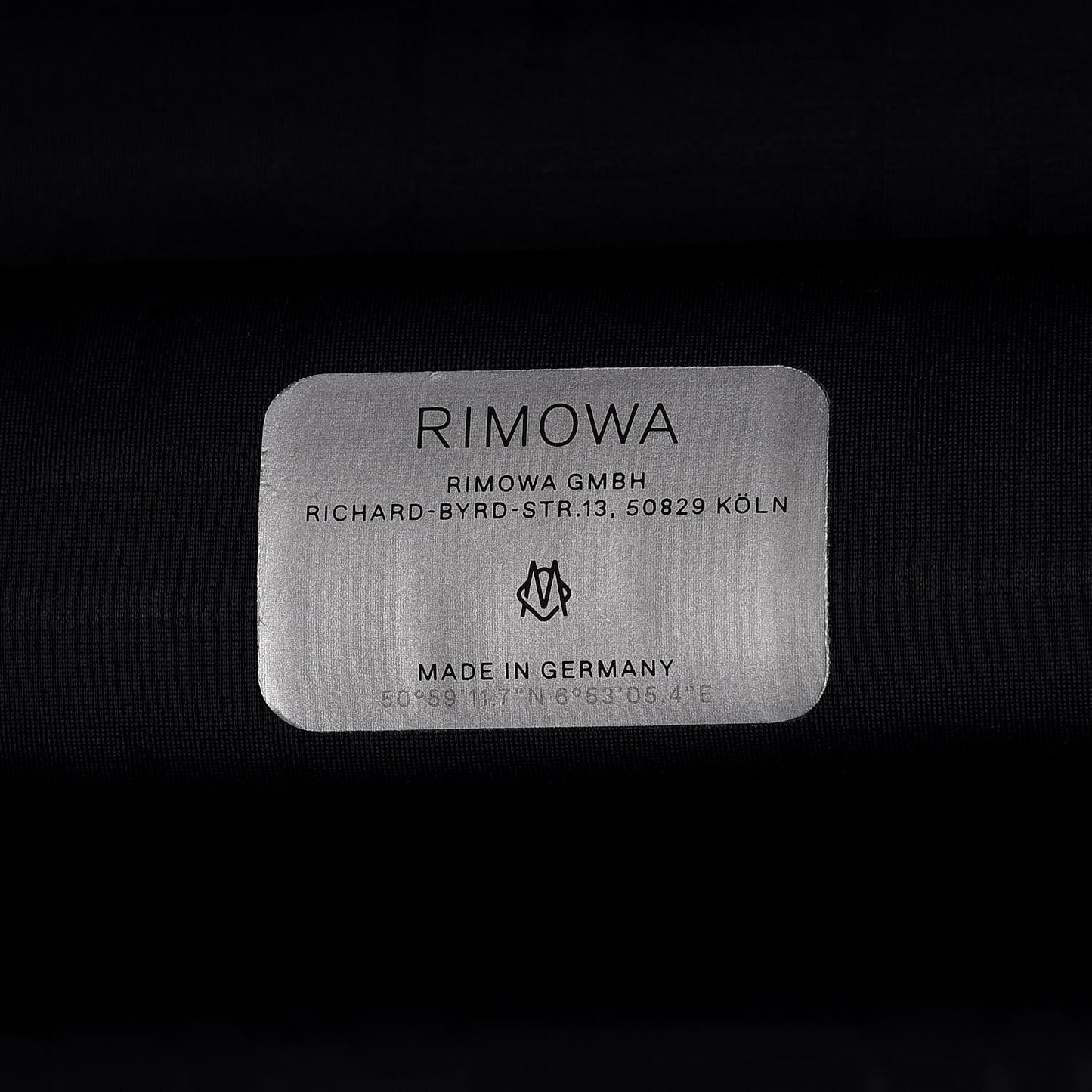 X RIMOWA Aluminum FF Print Roll Away Carry On Luggage Silver