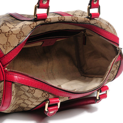 Gucci Monogram Medium Joy Boston Raspberry 6 of 10