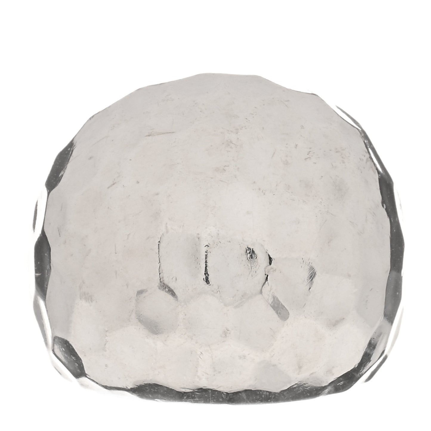 Sterling Silver Palu Hammered Dome Ring 54 7