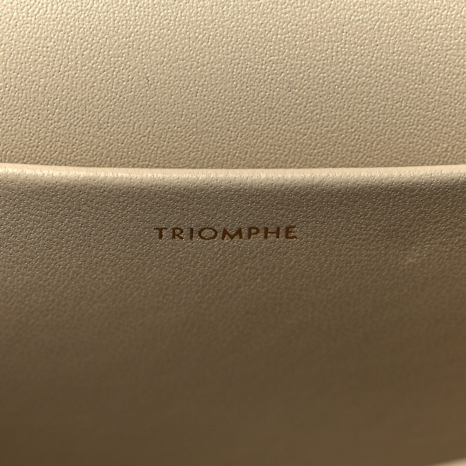 Celine Natural Calfskin Triomphe Shoulder Bag White 8 of 12