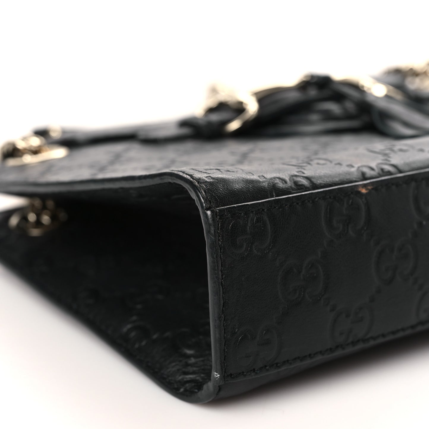 Guccissima Small Emily Shoulder Bag Black