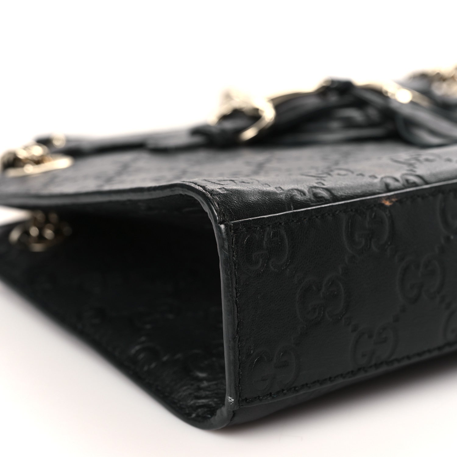 Gucci Guccissima Small Emily Shoulder Bag Black 8 of 15