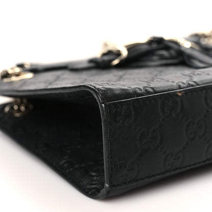 Gucci Guccissima Small Emily Shoulder Bag Black 8 of 15