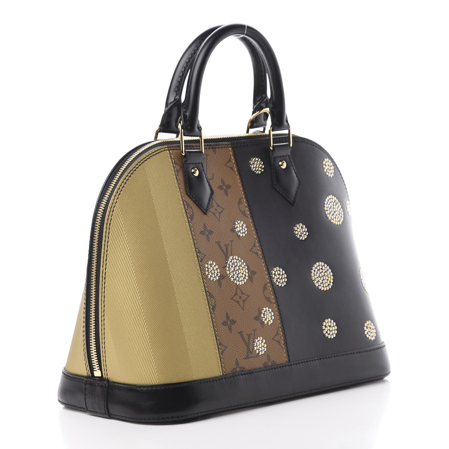 Louis Vuitton Reverse Monogram Studded Night Lights Alma PM 3 of 10