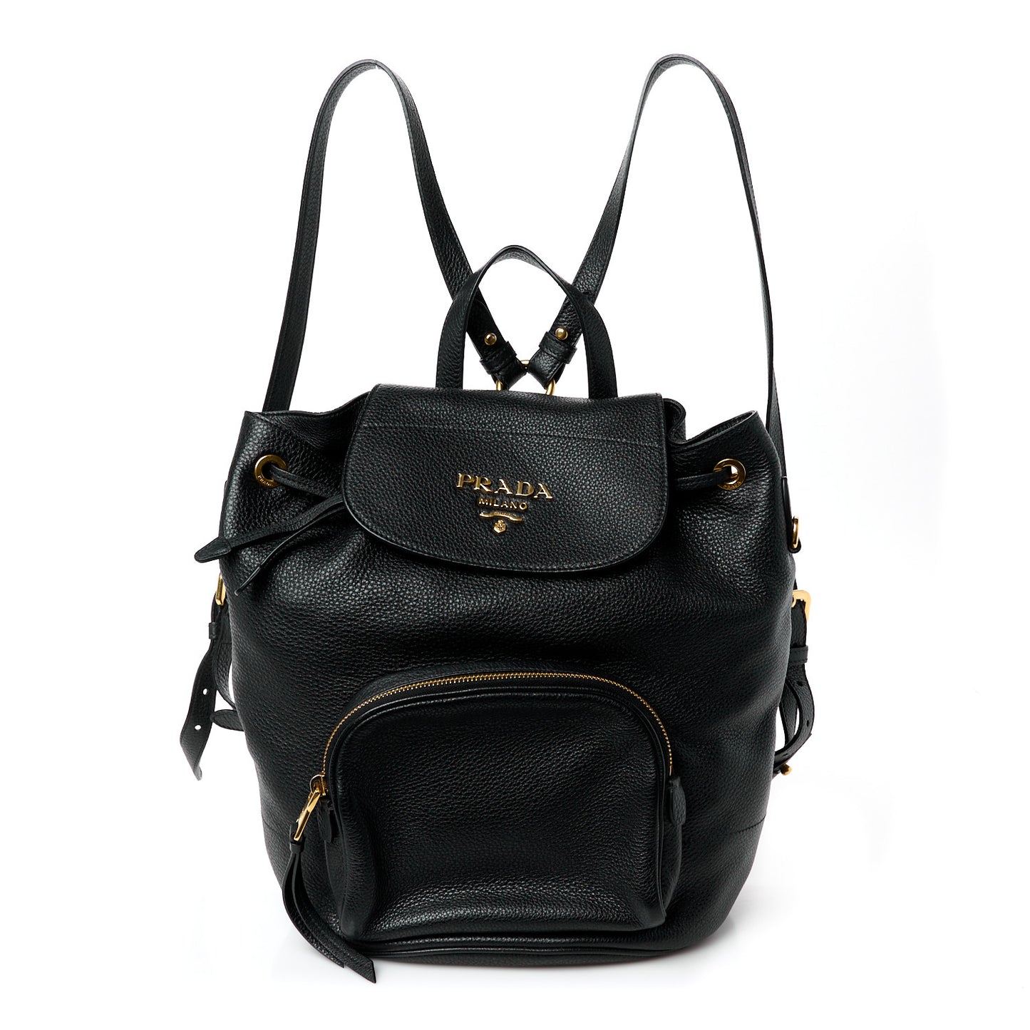 Vitello Daino Backpack Black