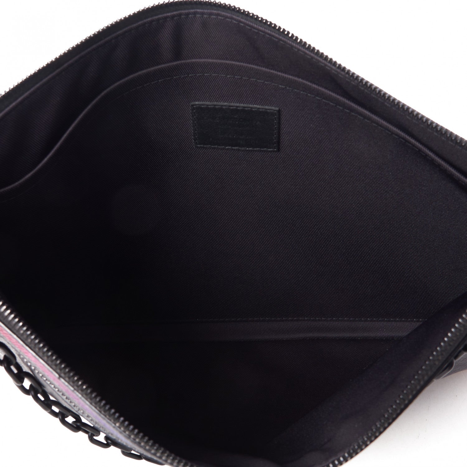 Louis Vuitton Taiga Rainbow Pochette A4 Black 5 of 8