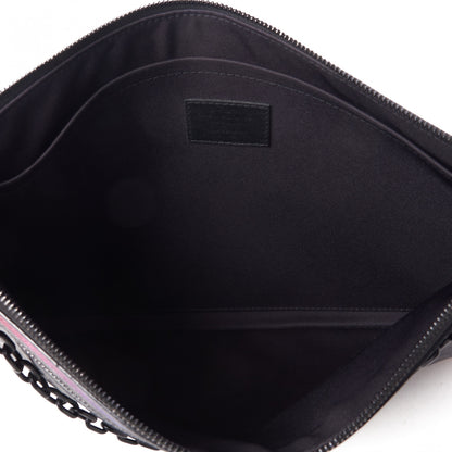 Louis Vuitton Taiga Rainbow Pochette A4 Black 5 of 8