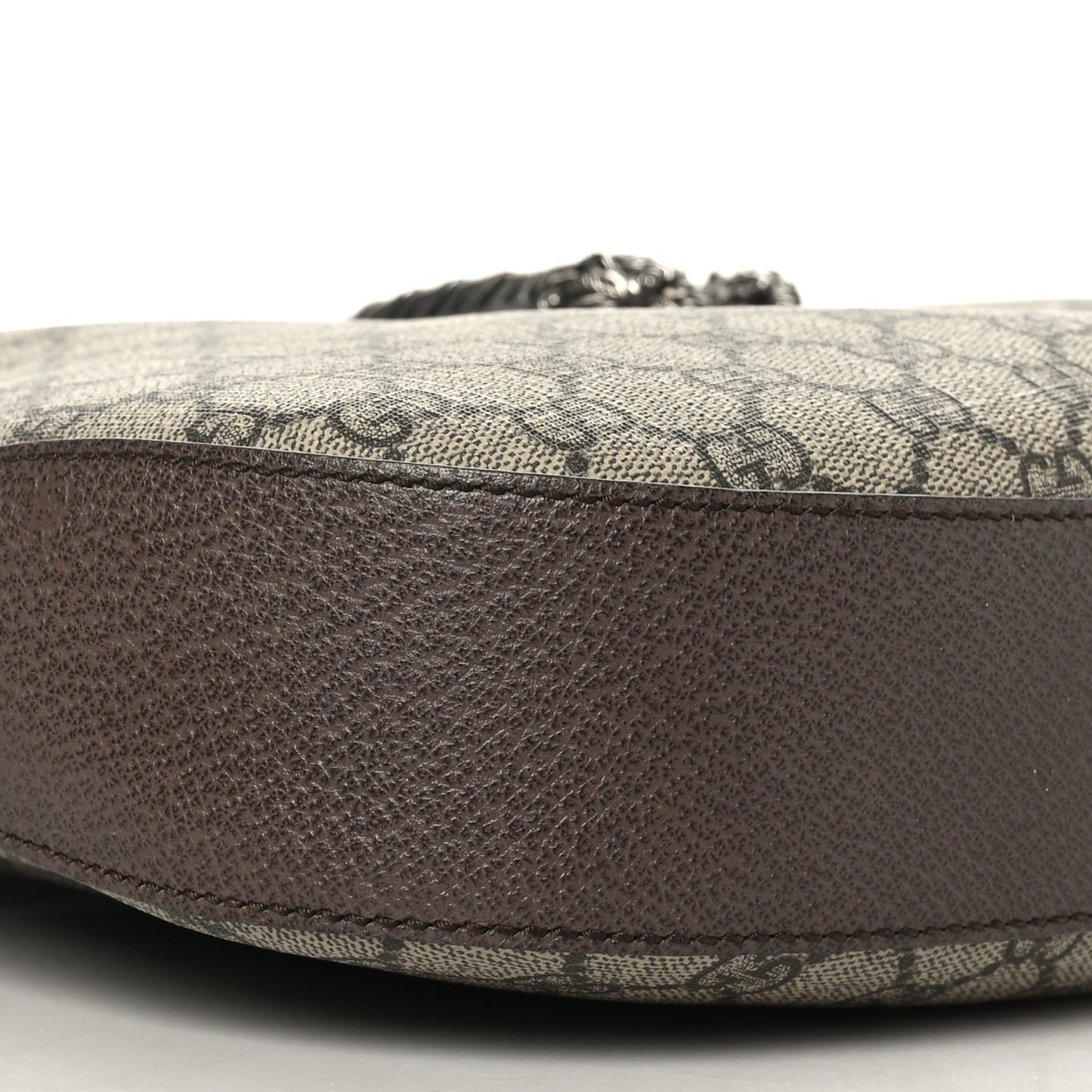 GG Supreme Monogram Web Medium Dionysus Hobo Brown