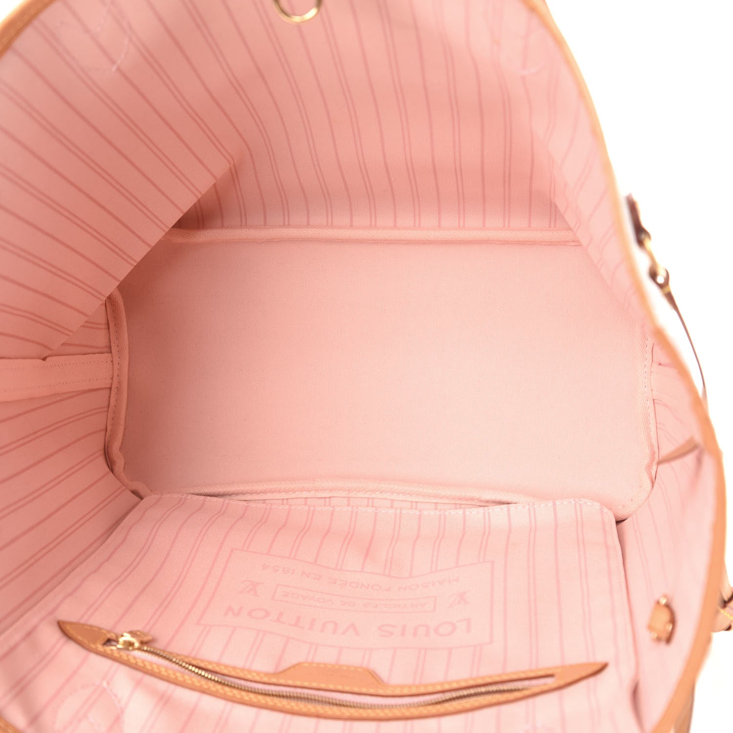 Louis Vuitton Damier Azur Neo Neverfull MM Rose Ballerine 5 of 11