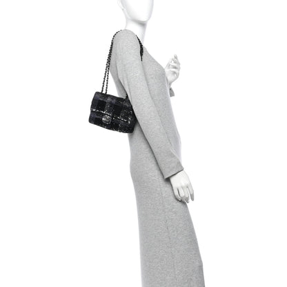 Chanel Sequin Quilted Small Single Flap Black 2 of 11