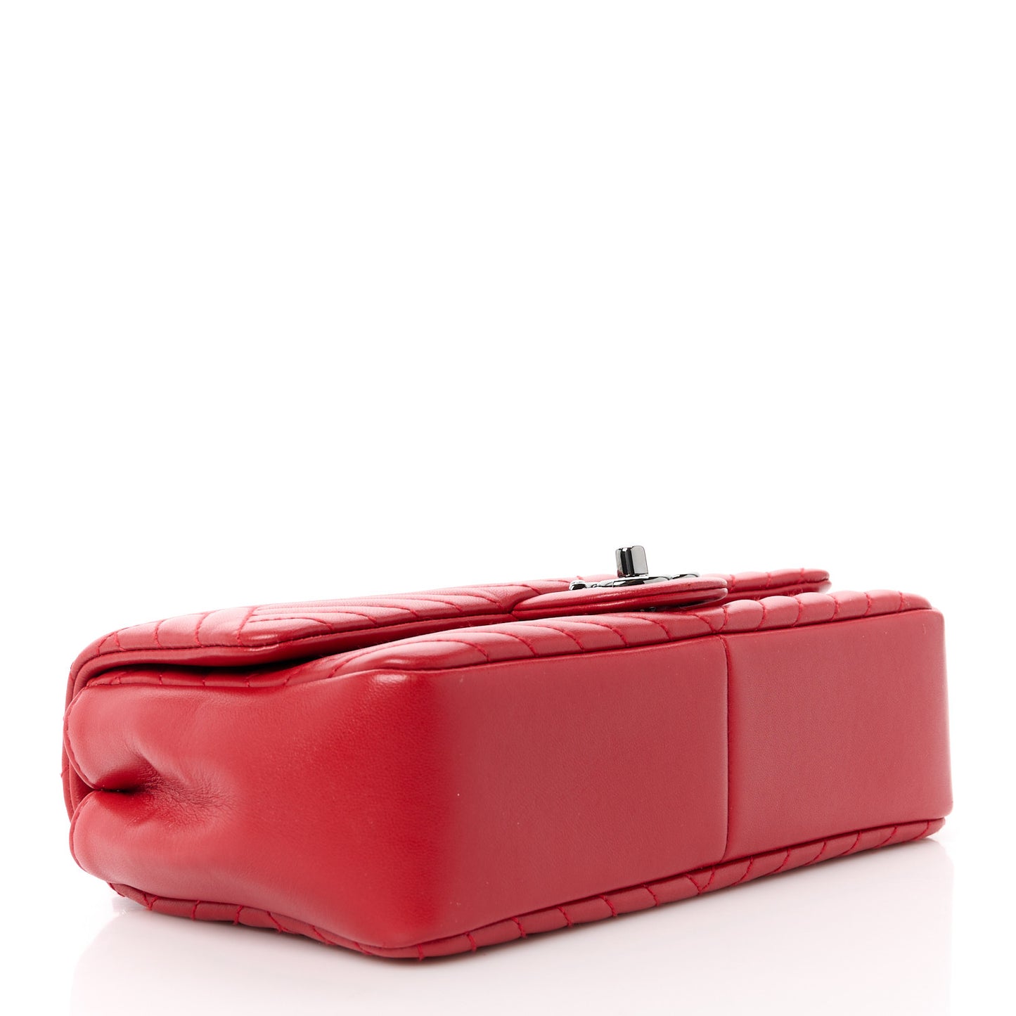 Lambskin Small CC Crossing Flap Red