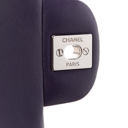 Chanel Patent Calfskin Quilted Mini Square Flap Purple 7 of 13