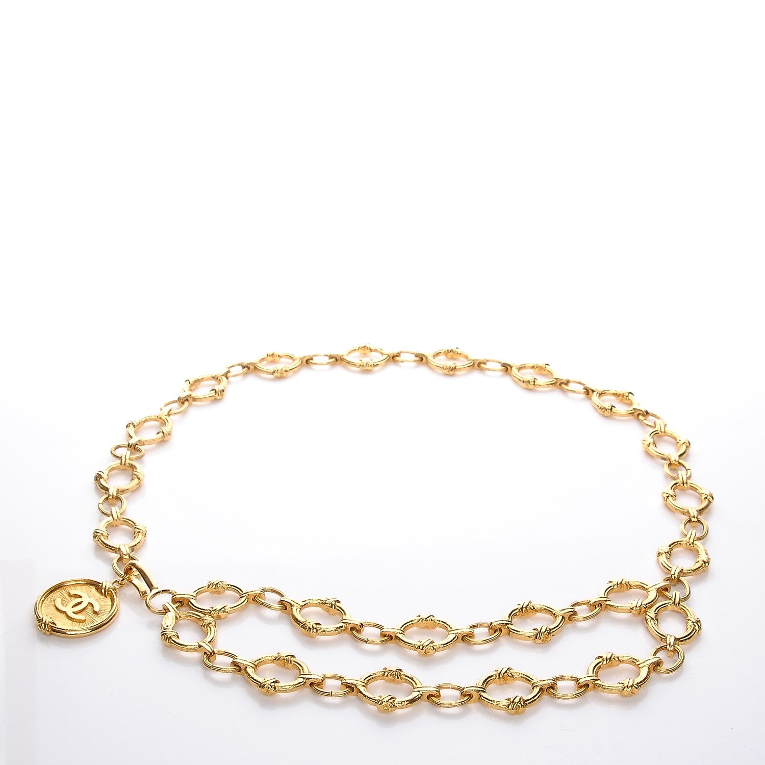 Chanel Chain CC Medallion Belt Gold 1 of 7