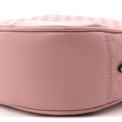 Gucci Soft Microguccissima Mini Bree Messenger Bag Soft Pink 10 of 12