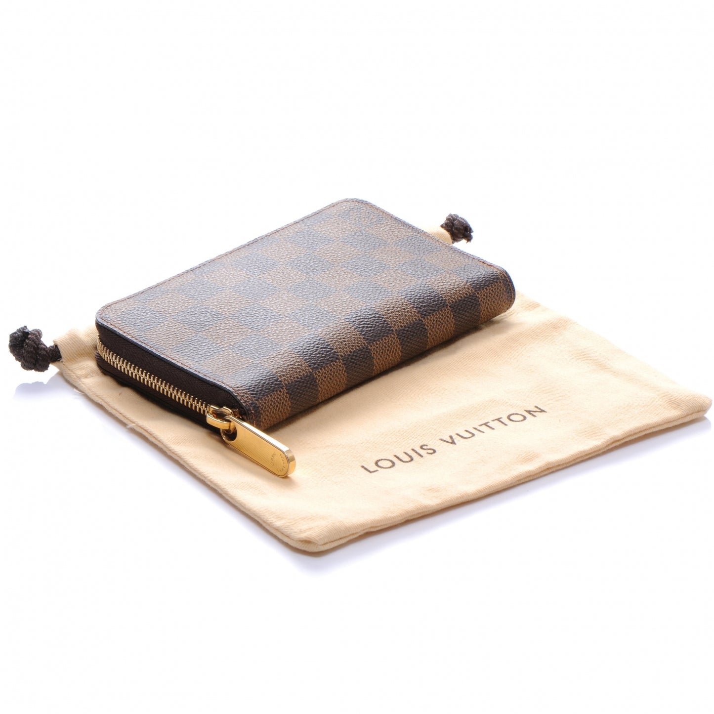 Damier Ebene Zippy Organizer Wallet