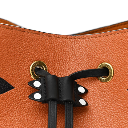 Louis Vuitton Empreinte Monogram Giant Crafty Neonoe MM Caramel Black 10 of 12
