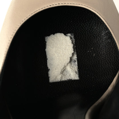 Saint Laurent Calfskin Cap Toe Janis 105 Platform Pumps 37.5 Powder 11 of 12