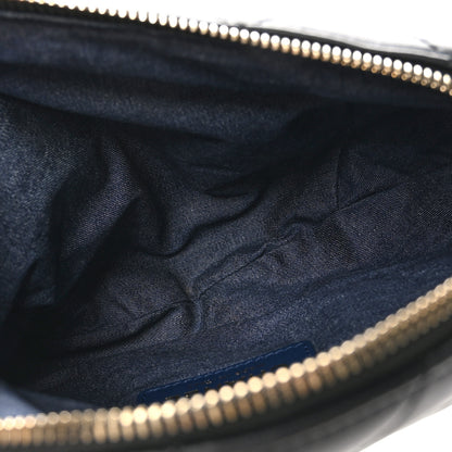 Chanel Lambskin Quilted Resin Bi-Color Waist Bag Fanny Pack Black 5 of 10