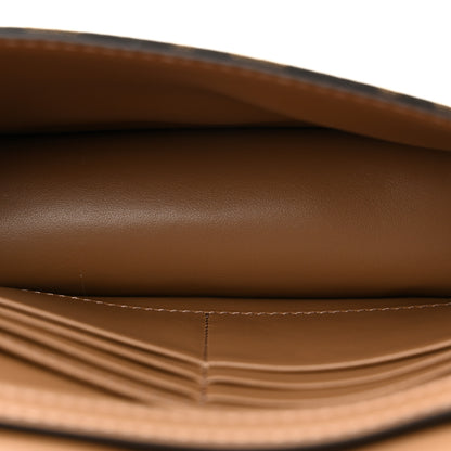 Fendi Fabric Jacquard FF 1974 Wallet On Chain Tobacco Moro 5 of 10