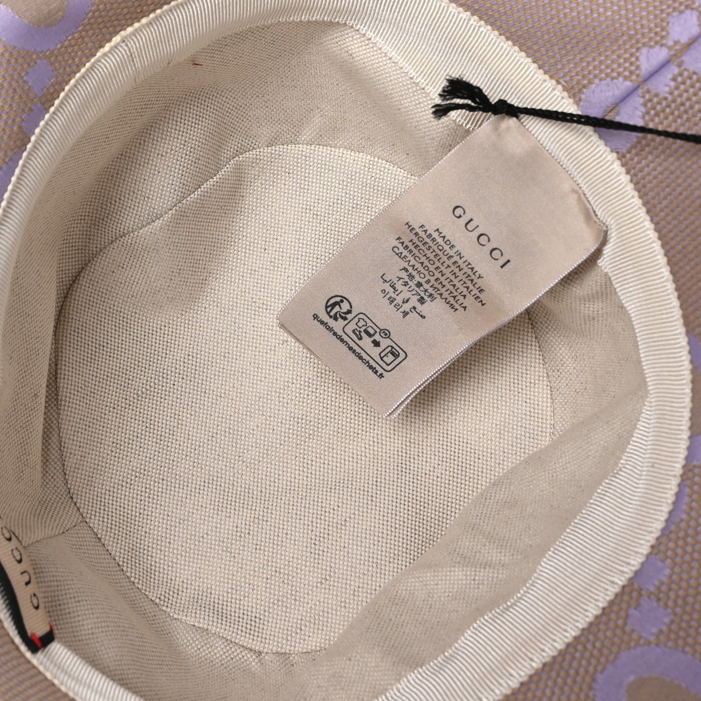 Monogram Jumbo GG Mosteria Bucket Hat S Beige Lapis