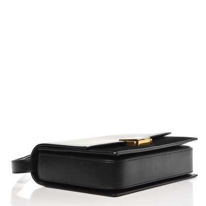 Saint Laurent Smooth Calfskin Suede Medium Bellechasse Black 4 of 7