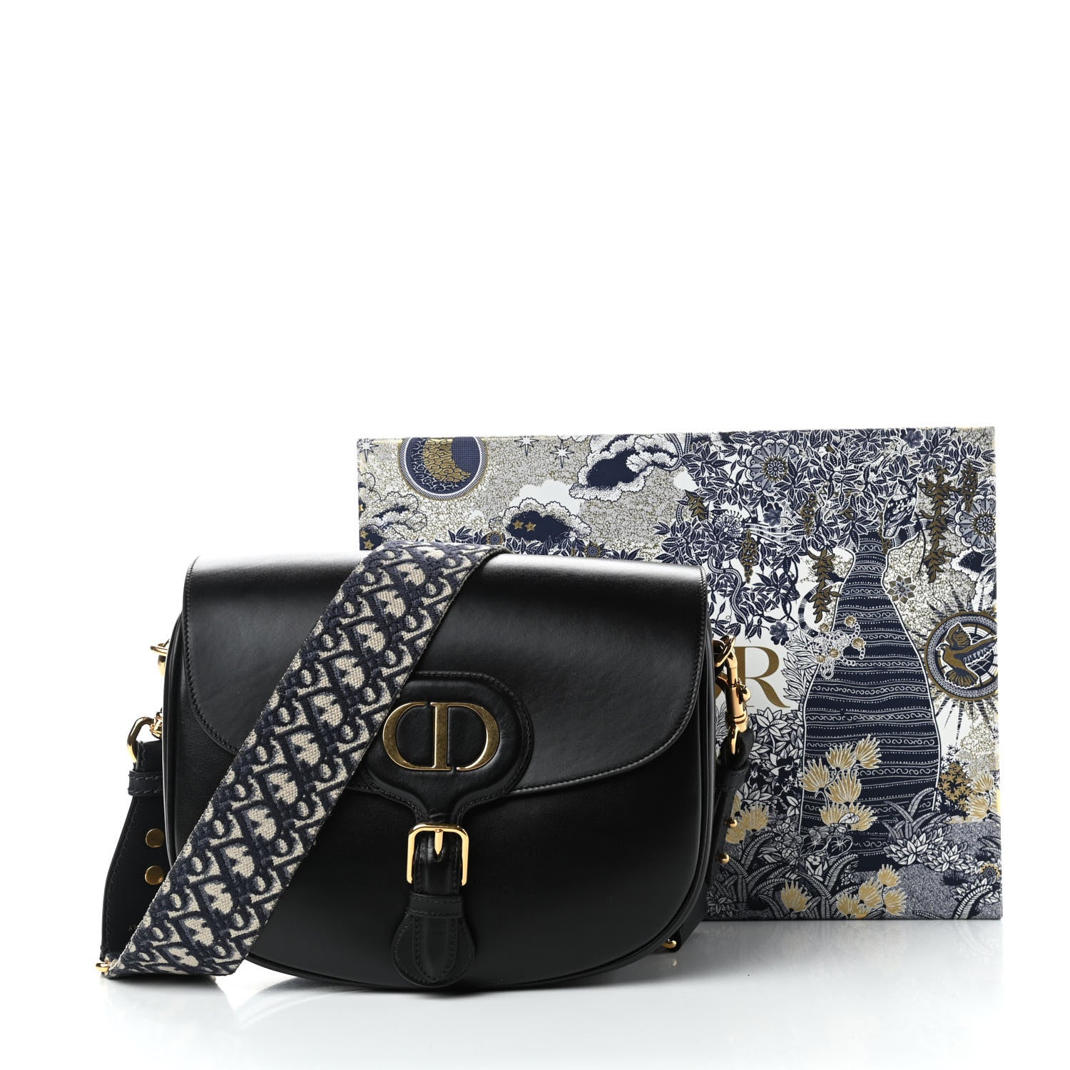 Christian Dior Box Calfskin Large Bobby Flap Black 10 of 10