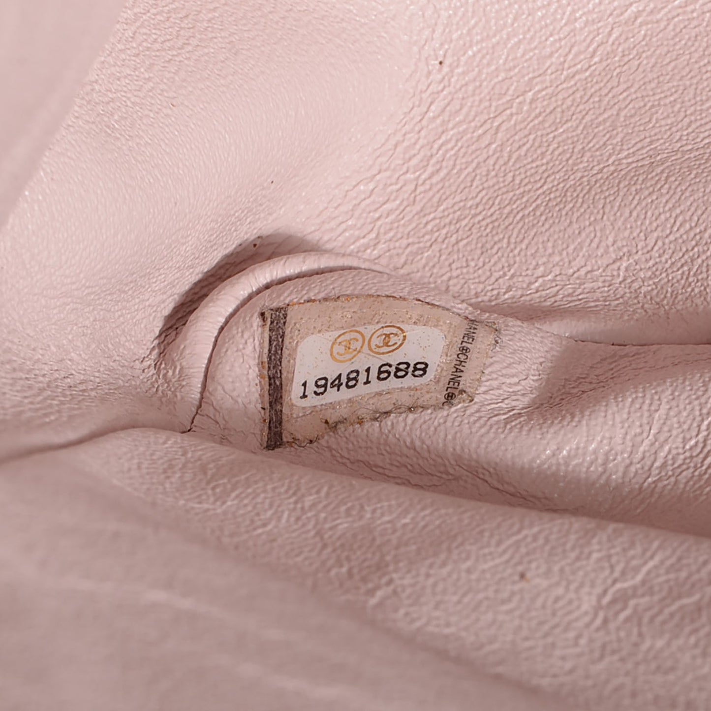 Patent Jumbo Double Flap Light Pink