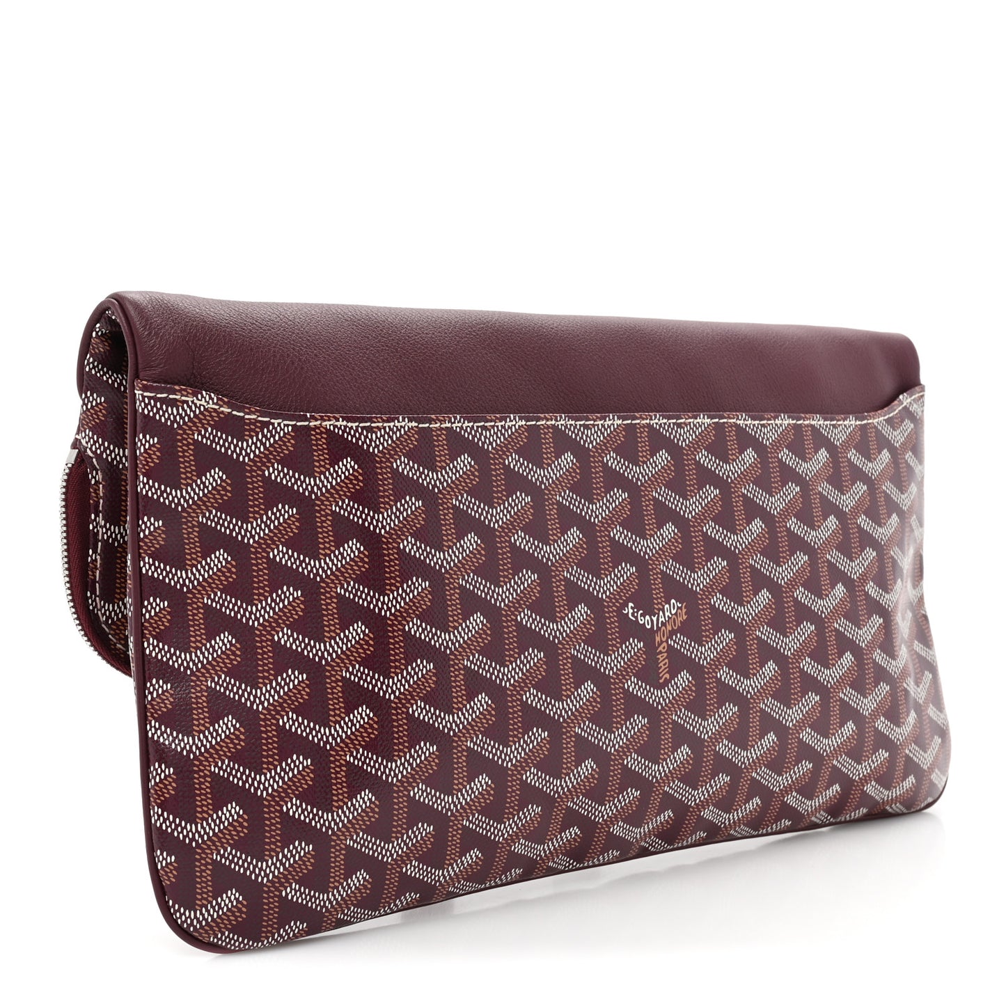 Goyardine Sainte Marie Soft Clutch Bordeaux