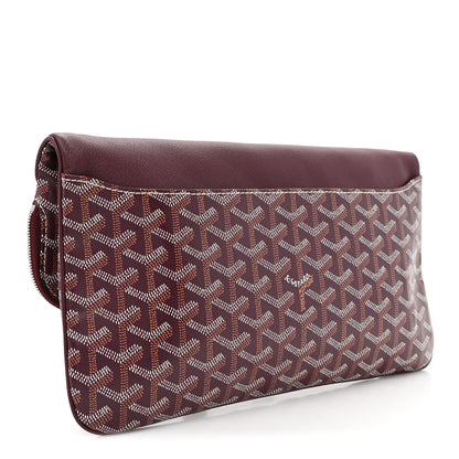Goyard Goyardine Sainte Marie Soft Clutch Bordeaux 3 of 9