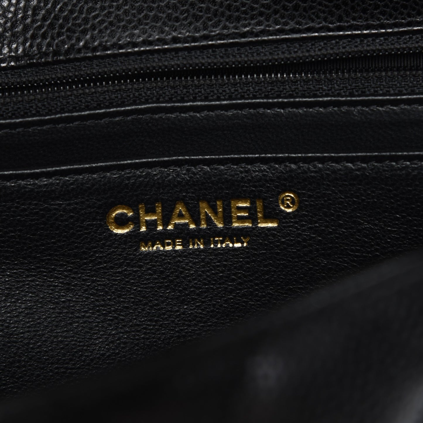 Caviar Quilted Jumbo Single Flap Black