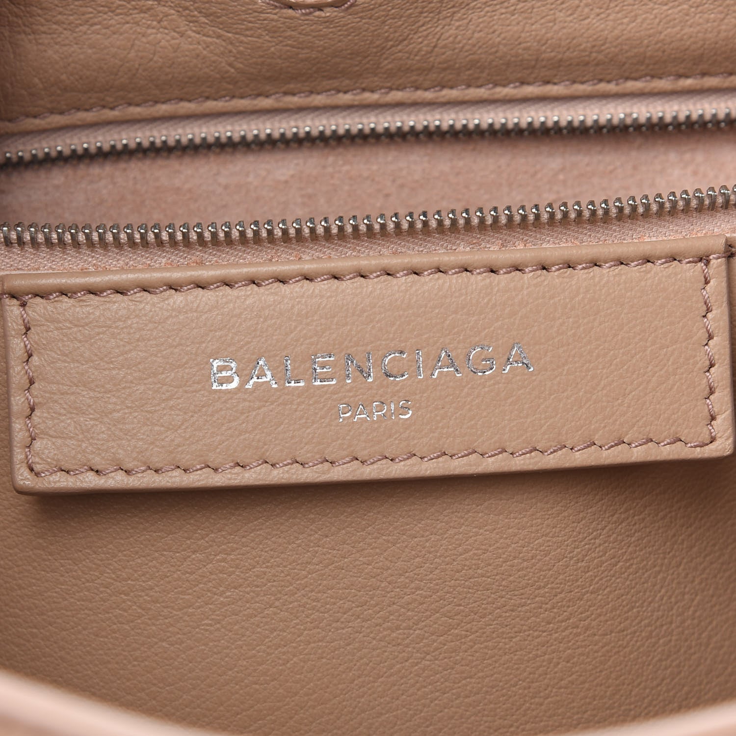Balenciaga Grained Calfskin Papier Mini A4 Zip Around Tote Rose Des Sables 6 of 11