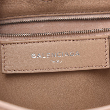 Balenciaga Grained Calfskin Papier Mini A4 Zip Around Tote Rose Des Sables 6 of 11