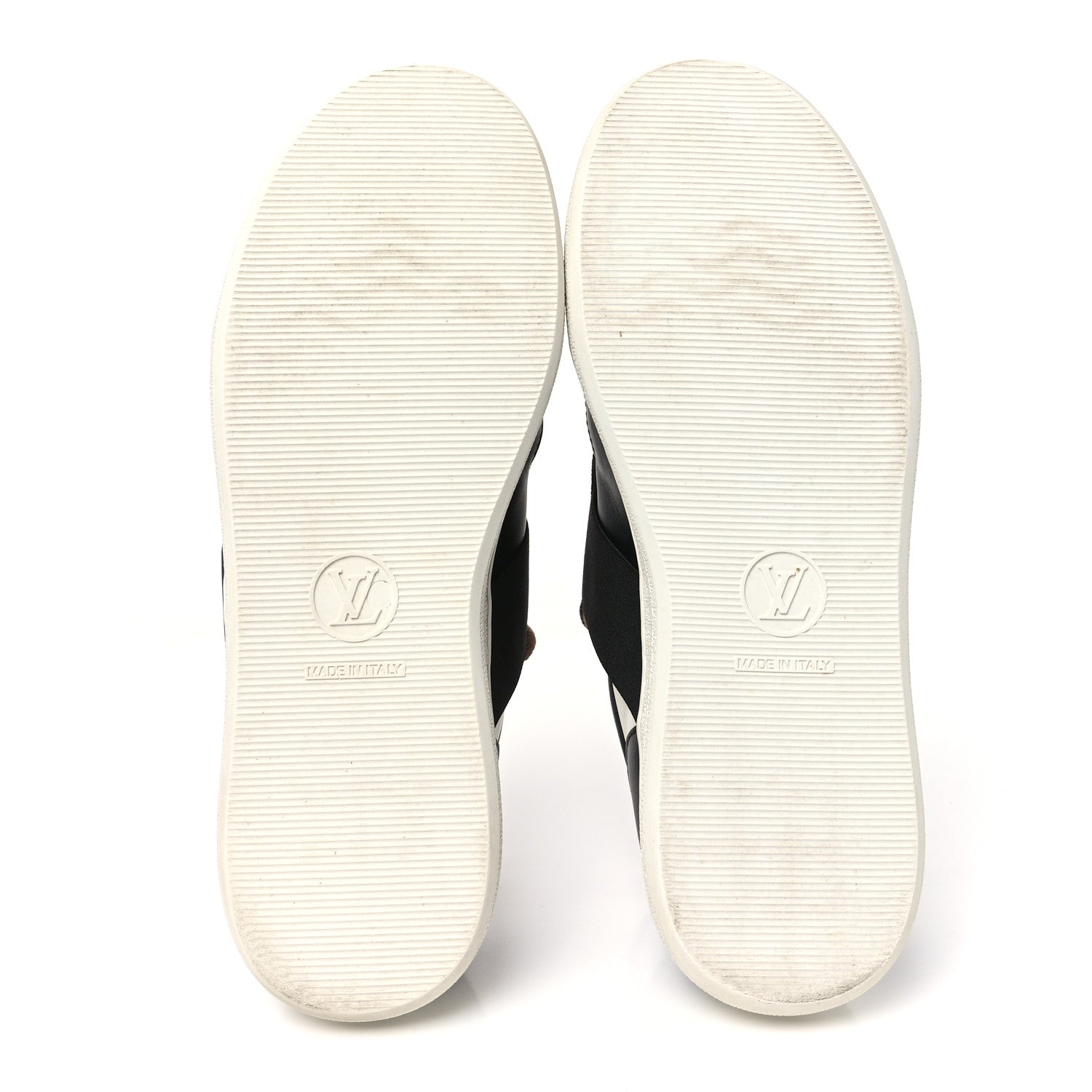 Louis Vuitton Monogram Calfskin Lous Sneakers 39 Black 6 of 8