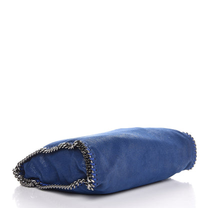 Stella McCartney Shaggy Deer Falabella Fold Over Tote Blue 4 of 7