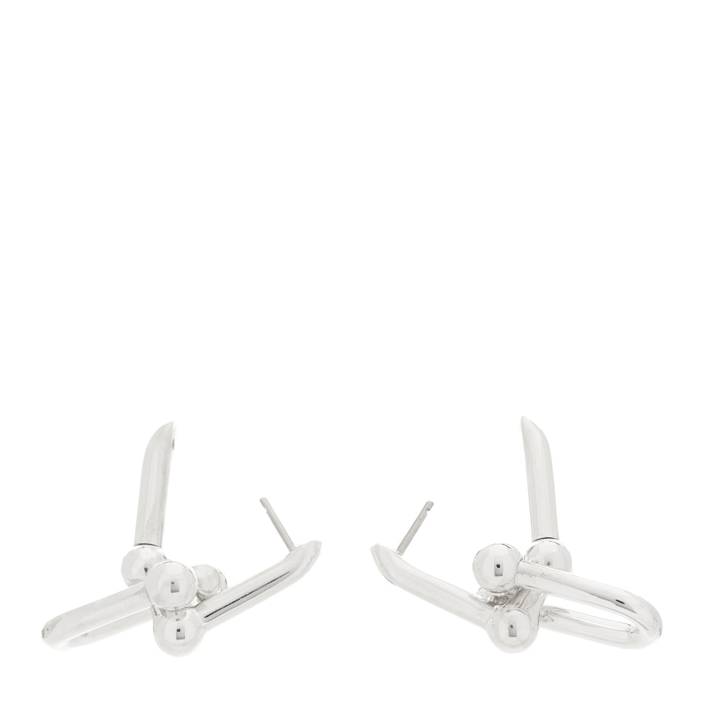 Sterling Silver Large HardWear Link Earrings