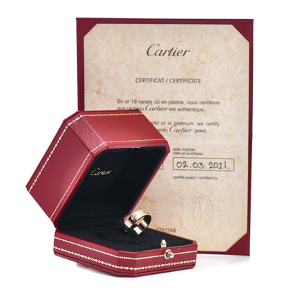 Cartier 18K Yellow Gold 5.5mm LOVE Ring 55 7.25 5 of 5
