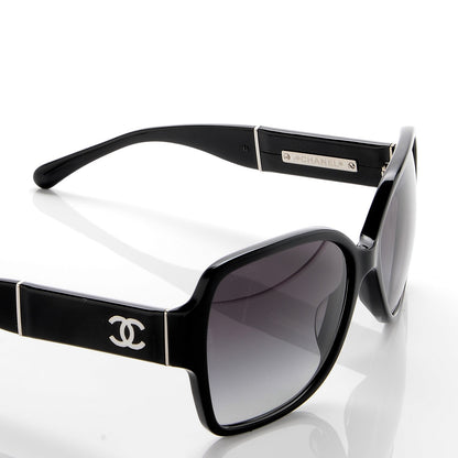 Chanel Acetate Square Summer CC Sunglasses 5230-Q-A Black 6 of 9