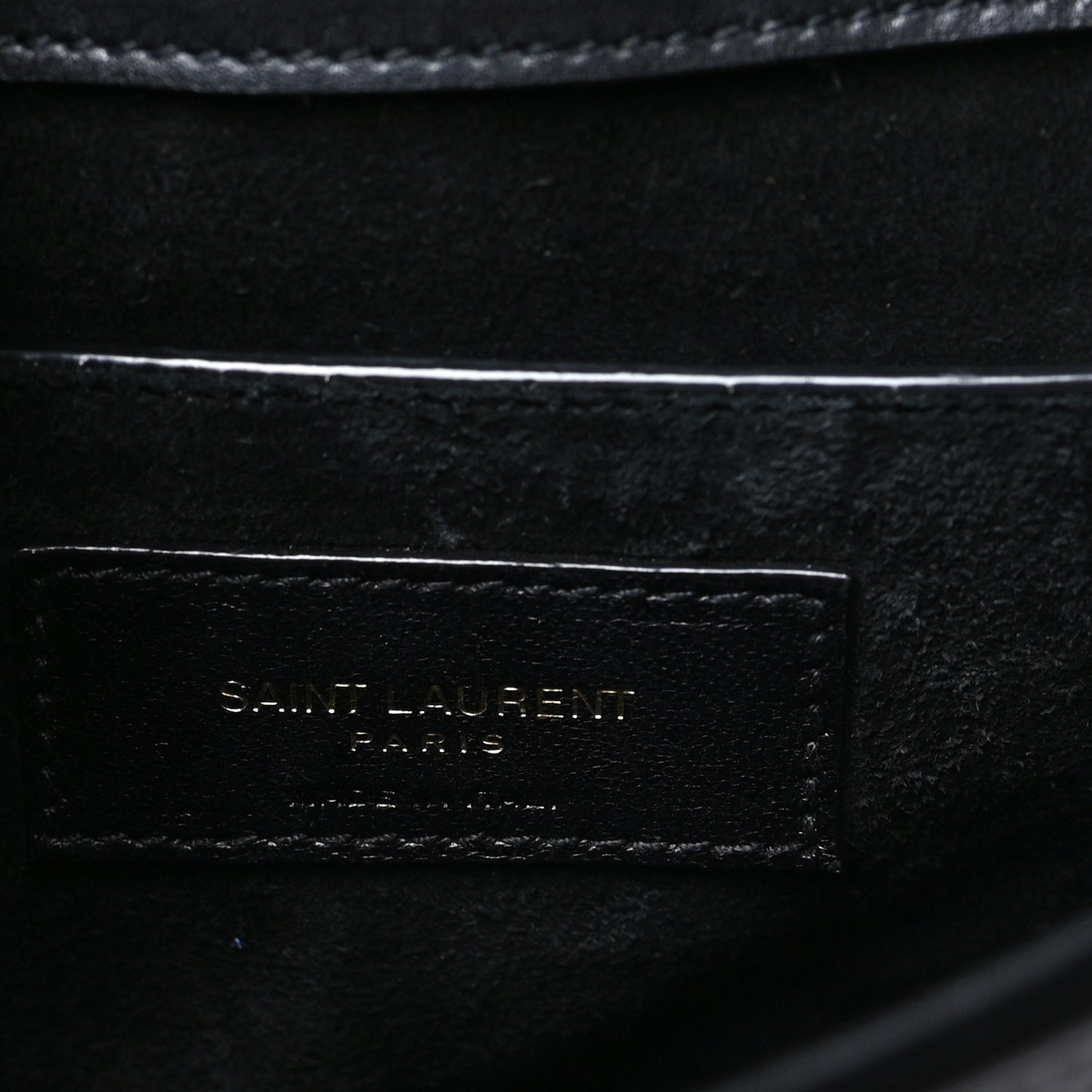 Patent Quilted Le 57 Diamond Shoulder Bag Black