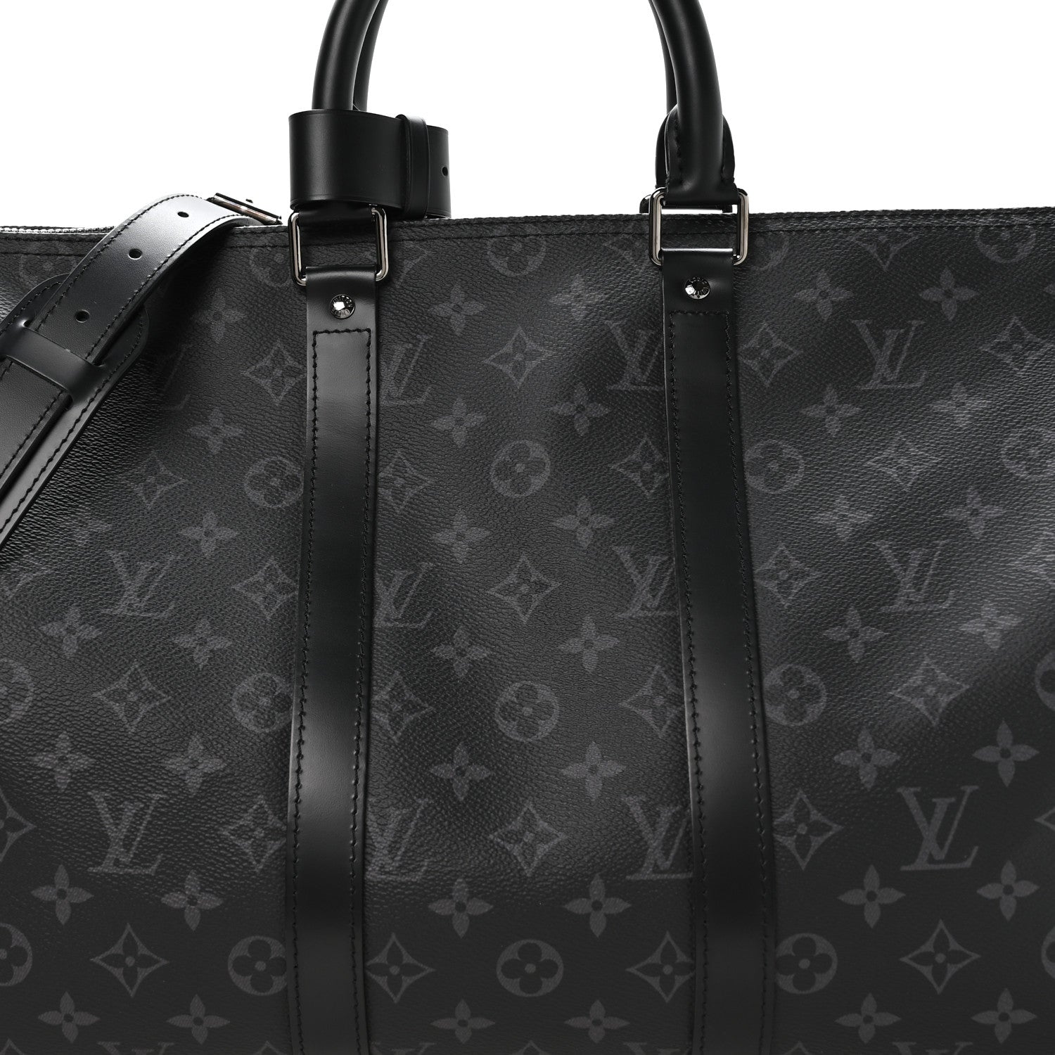 Louis Vuitton Monogram Eclipse Keepall Bandouliere 45 7 of 9